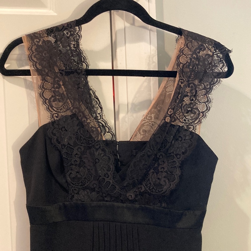BCBG Gorgeous Silk black top